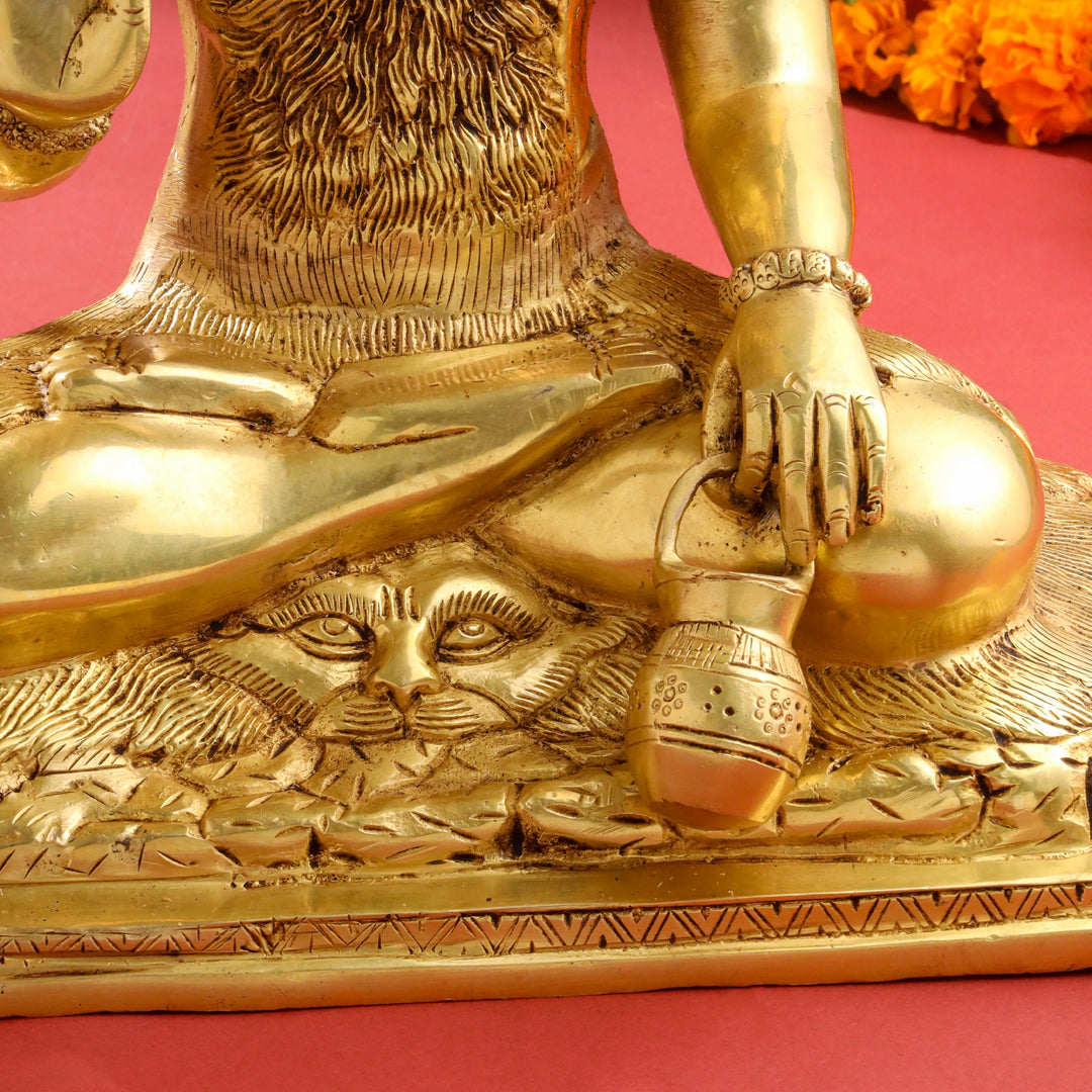 Brass Sitting Lord Shiva Statue (15 Inch) Vedansh Craft