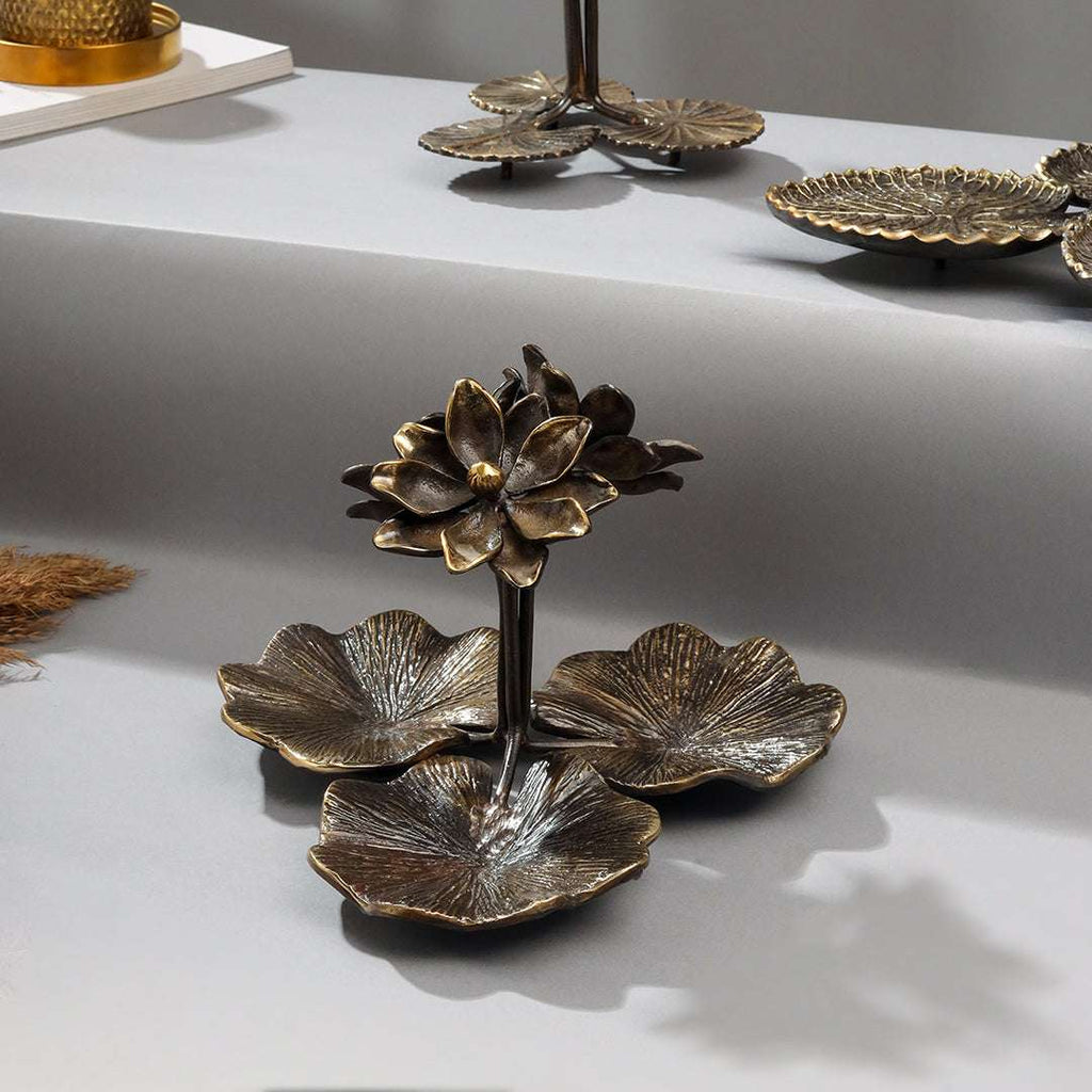 Brass Decorative Urli With Tree Showpiece Vedansh Craft