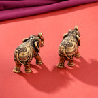 Brass Superfine Elephant pair Festive Gift Hamper Vedansh Craft