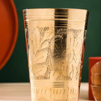 Brass Lassi Glass (6.5 Inch) Vedansh Craft