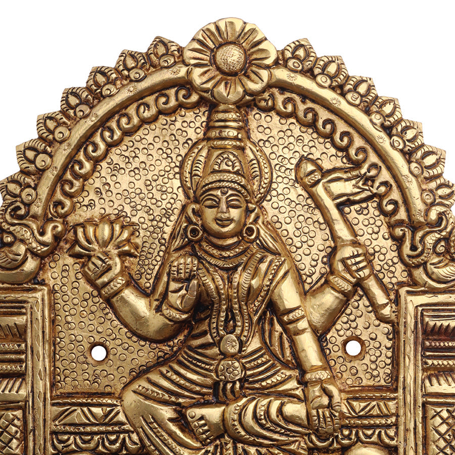 Brass Ashtalakshmi Plates Set (6 Inch) Vedansh Craft