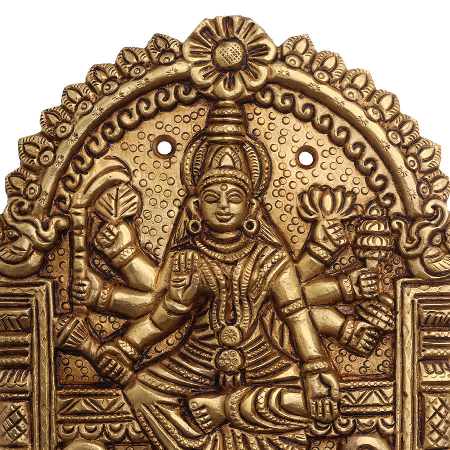 Brass Ashtalakshmi Plates Set (6 Inch) Vedansh Craft