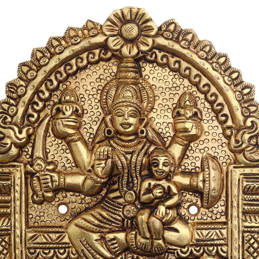 Brass Ashtalakshmi Plates Set (6 Inch) Vedansh Craft