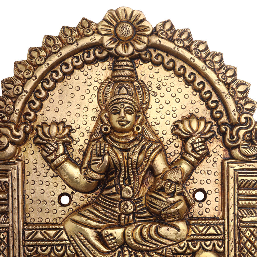 Brass Ashtalakshmi Plates Set (6 Inch) Vedansh Craft