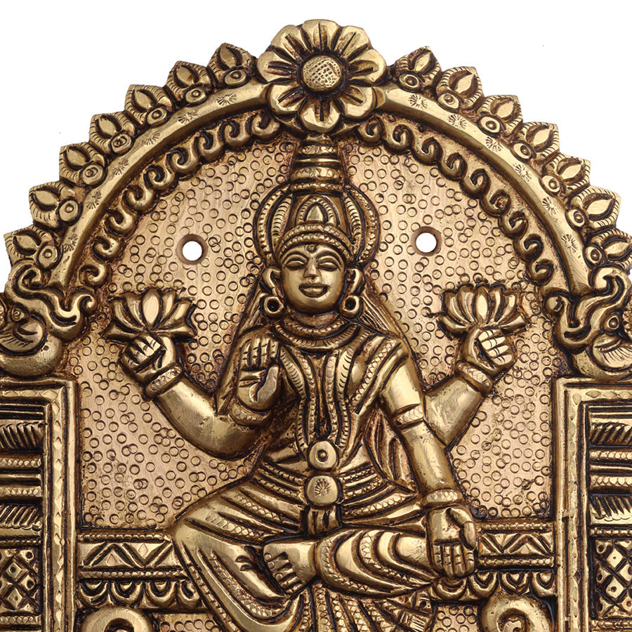 Brass Ashtalakshmi Plates Set (6 Inch) Vedansh Craft