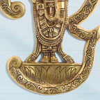 Brass Tirupati Balaji/Venkateshwar Idol Wall Hanging (13 Inch) Vedansh Craft