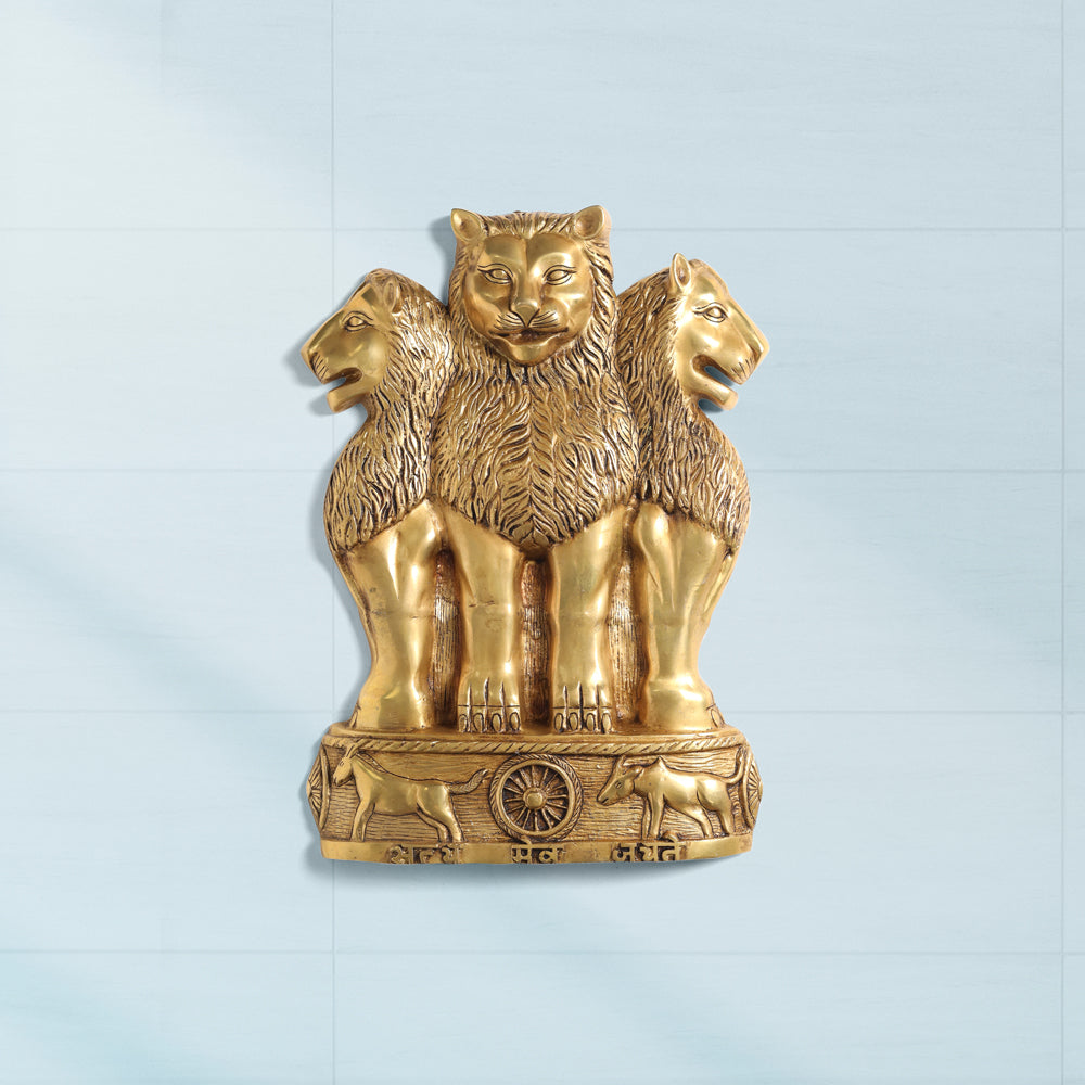 Brass Ashok Stambh Wall Hanging (19.5 Inch) Vedansh Craft