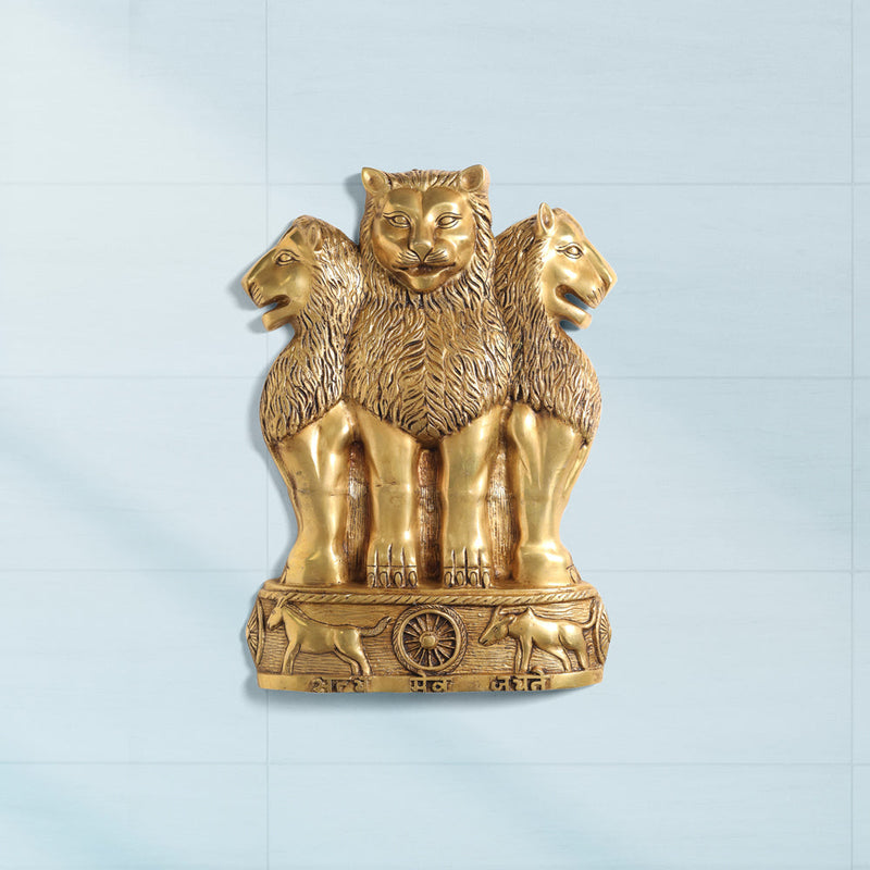 Brass Ashok Stambh Wall Hanging (19.5 Inch) Vedansh Craft