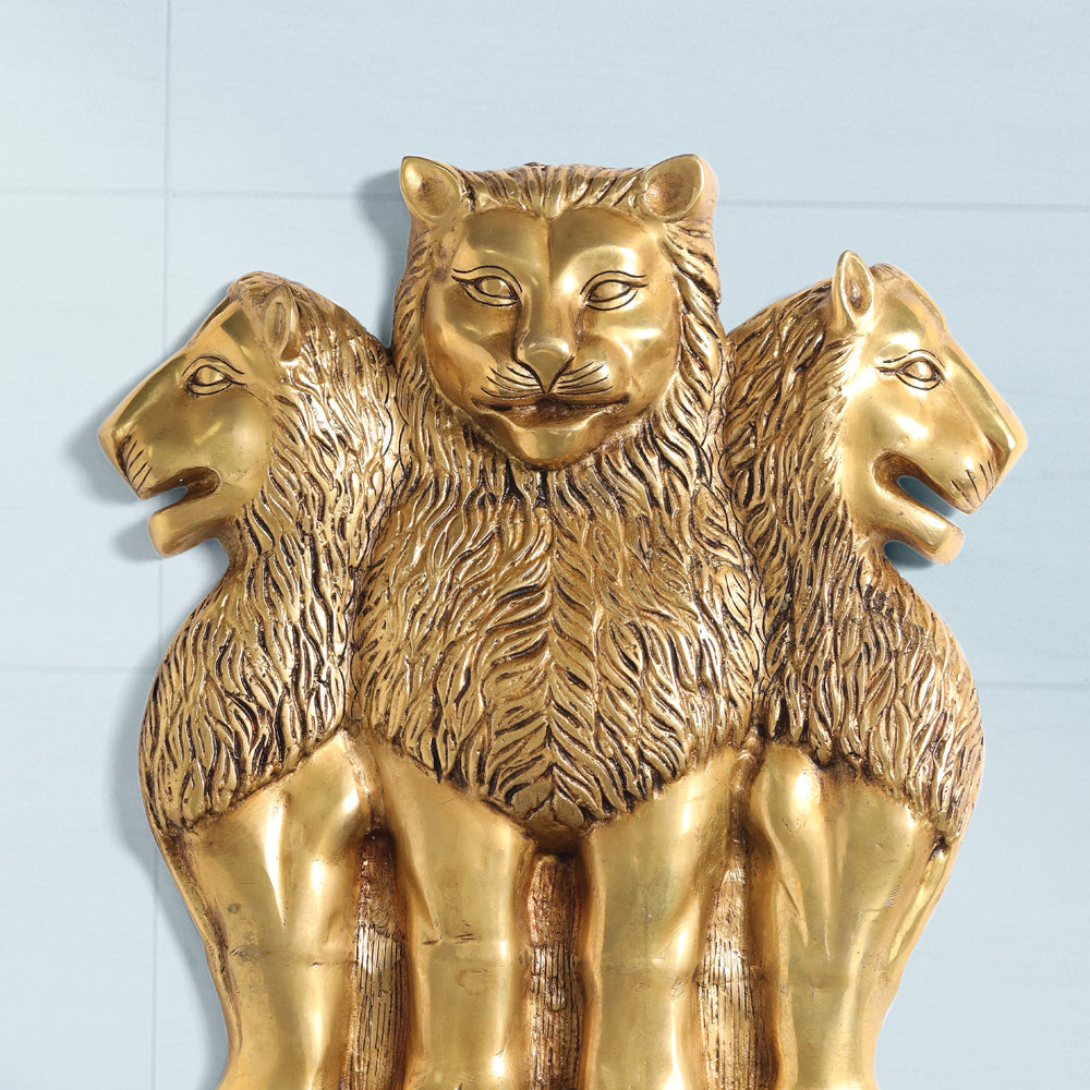 Brass Ashok Stambh Wall Hanging (19.5 Inch) Vedansh Craft