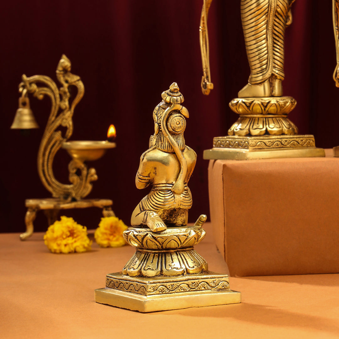 Brass Ram Darbar Idols Set Vedansh Craft