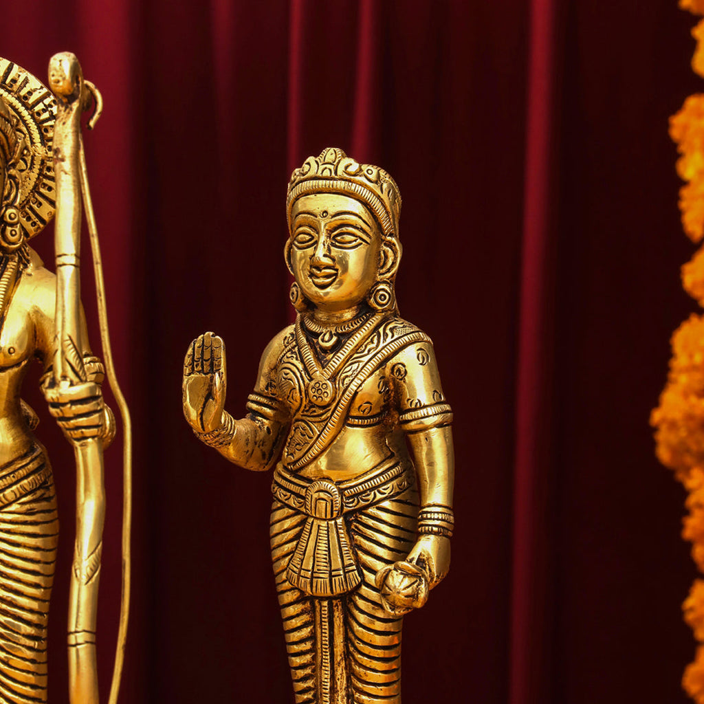 Brass Ram Darbar Idols Set Vedansh Craft