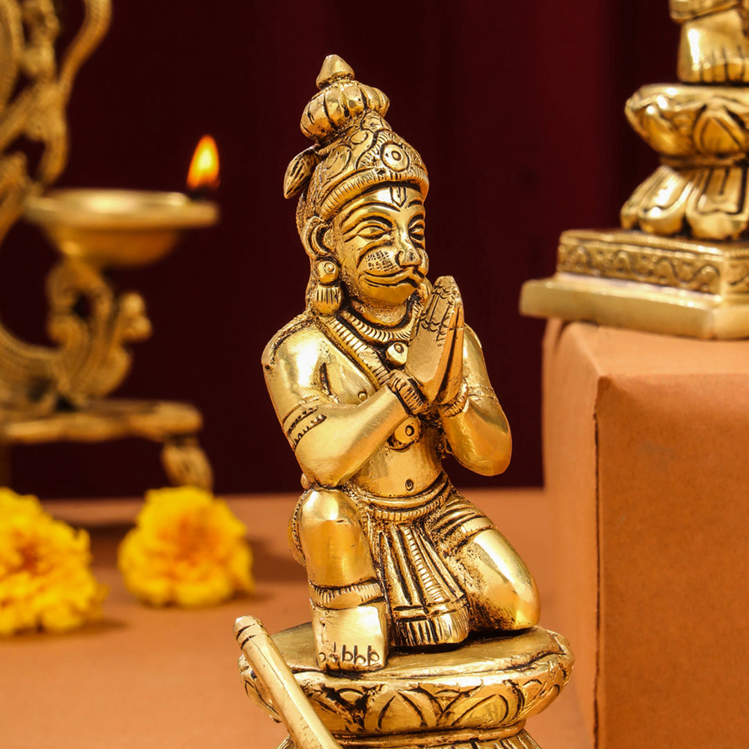 Brass Ram Darbar Idols Set Vedansh Craft