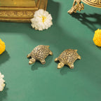 Brass Tortoise Vastu/Feng Shui Pair (0.8 Inch) Vedansh Craft
