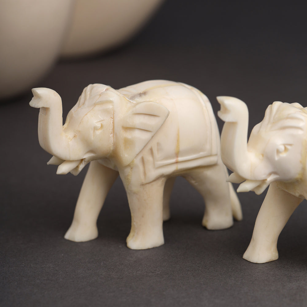Elephant Statue Pair Vedansh Craft