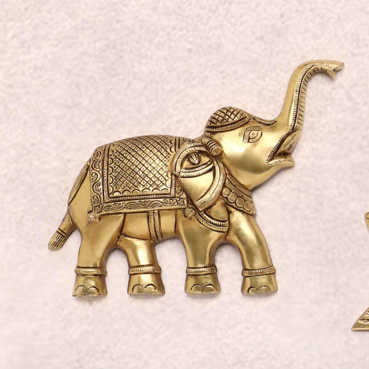 New Gaja Lakshmi With Elephants Wall Hanging Set (10 Inch) Vedansh Craft