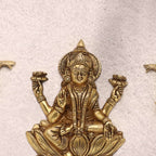 New Gaja Lakshmi With Elephants Wall Hanging Set (10 Inch) Vedansh Craft
