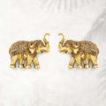 Brass Elephant Wall Hanging Set (15 Inch) Vedansh Craft