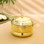 Brass Idli Cooker/Maker 16 Pits (4 Plates) (8 Inch) Vedansh Craft