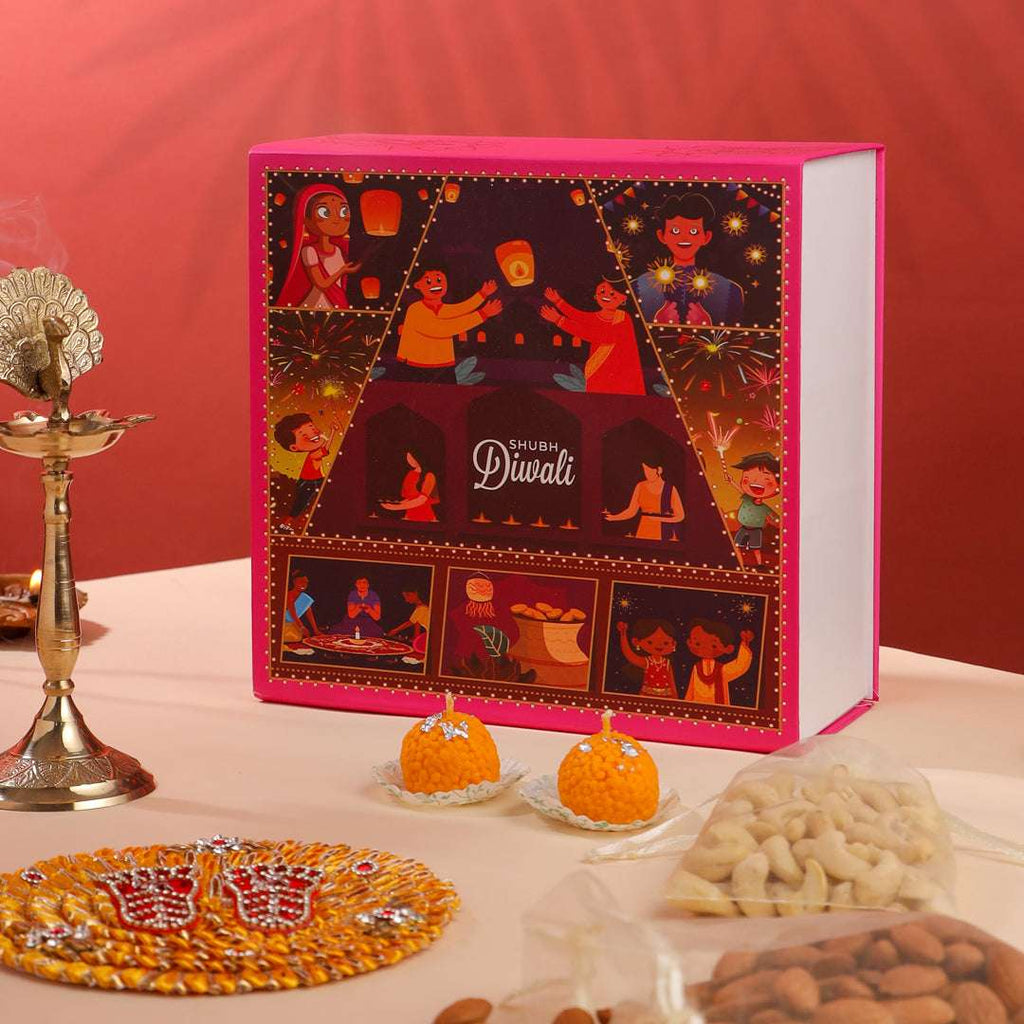 Brass Peacock Samai Festive Gift Hamper Vedansh Craft