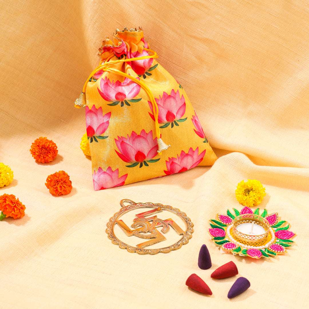 Brass Gift Festive Potli/Hamper Vedansh Craft