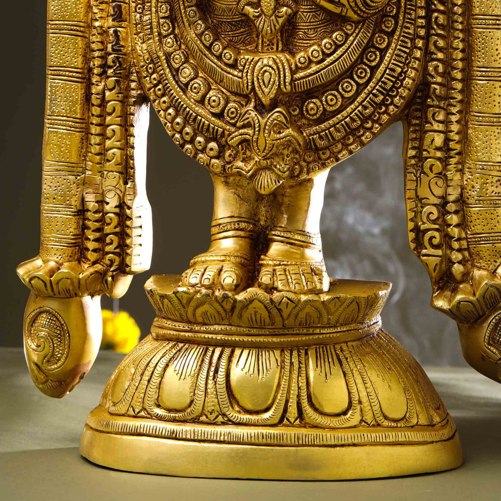 Brass Tirupati Balaji/Venkateshwar Idol (21 Inch) Vedansh Craft
