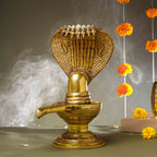 Brass Superfine Shivling/Shivlingam Idol Vedansh Craft