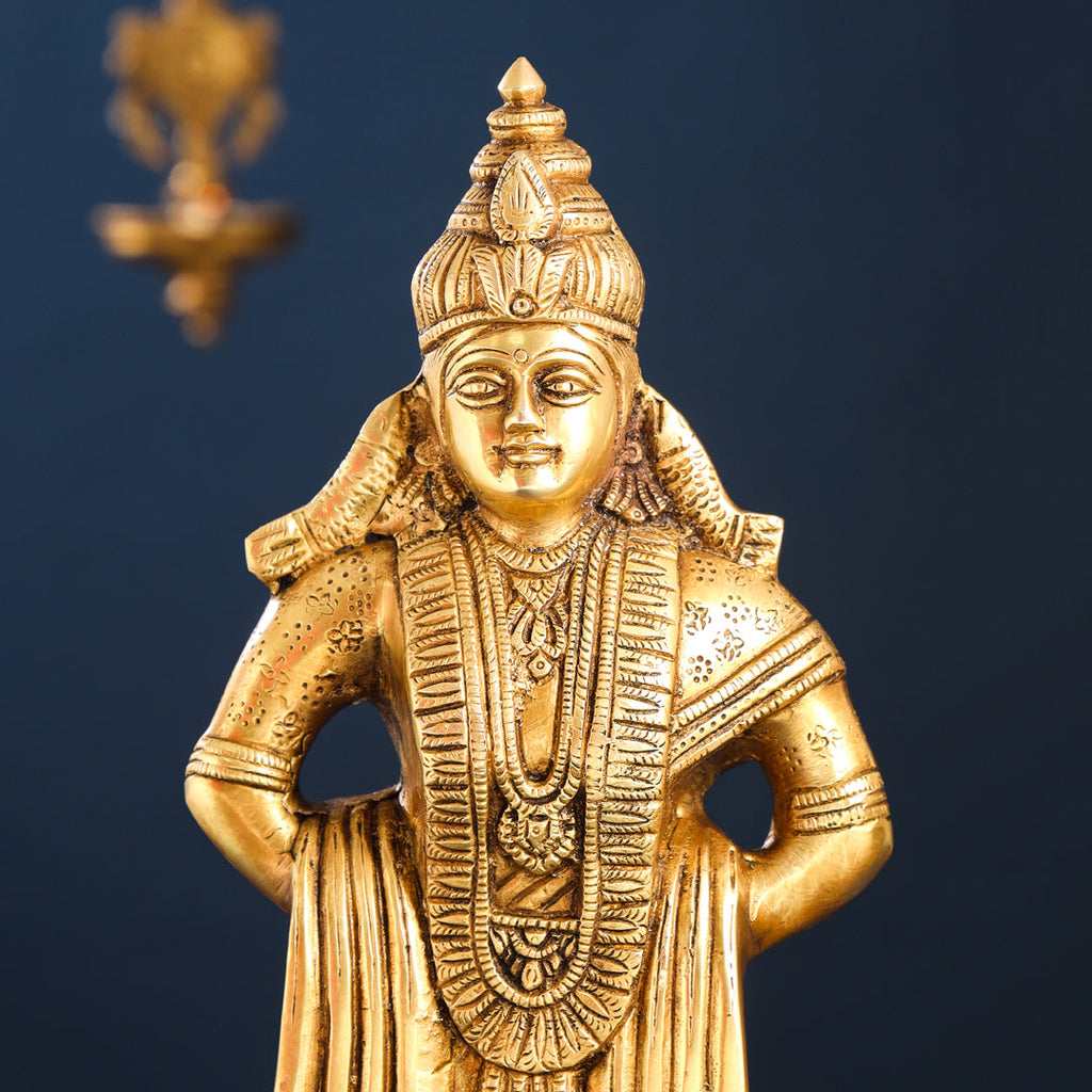 Brass Vitthal Rukmini Idols Set Vedansh Craft
