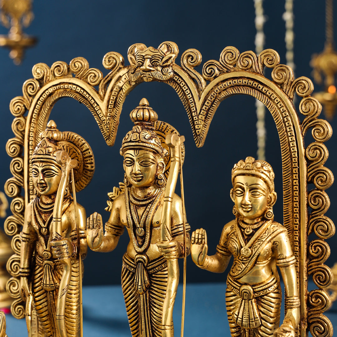 Brass Ram Darbar Statue (12 Inch) Vedansh Craft