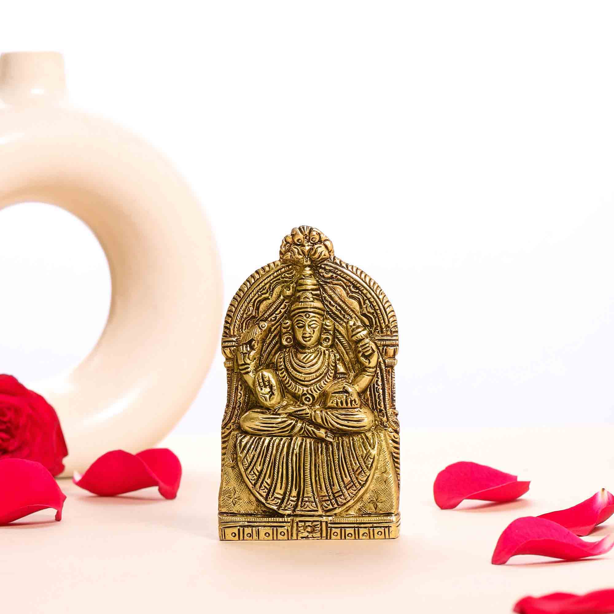 Brass Madurai Meenakshi Devi Idol (4 Inch) Vedansh Craft