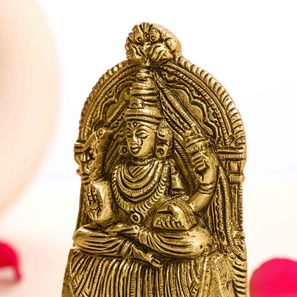 Brass Madurai Meenakshi Devi Idol (4 Inch) Vedansh Craft