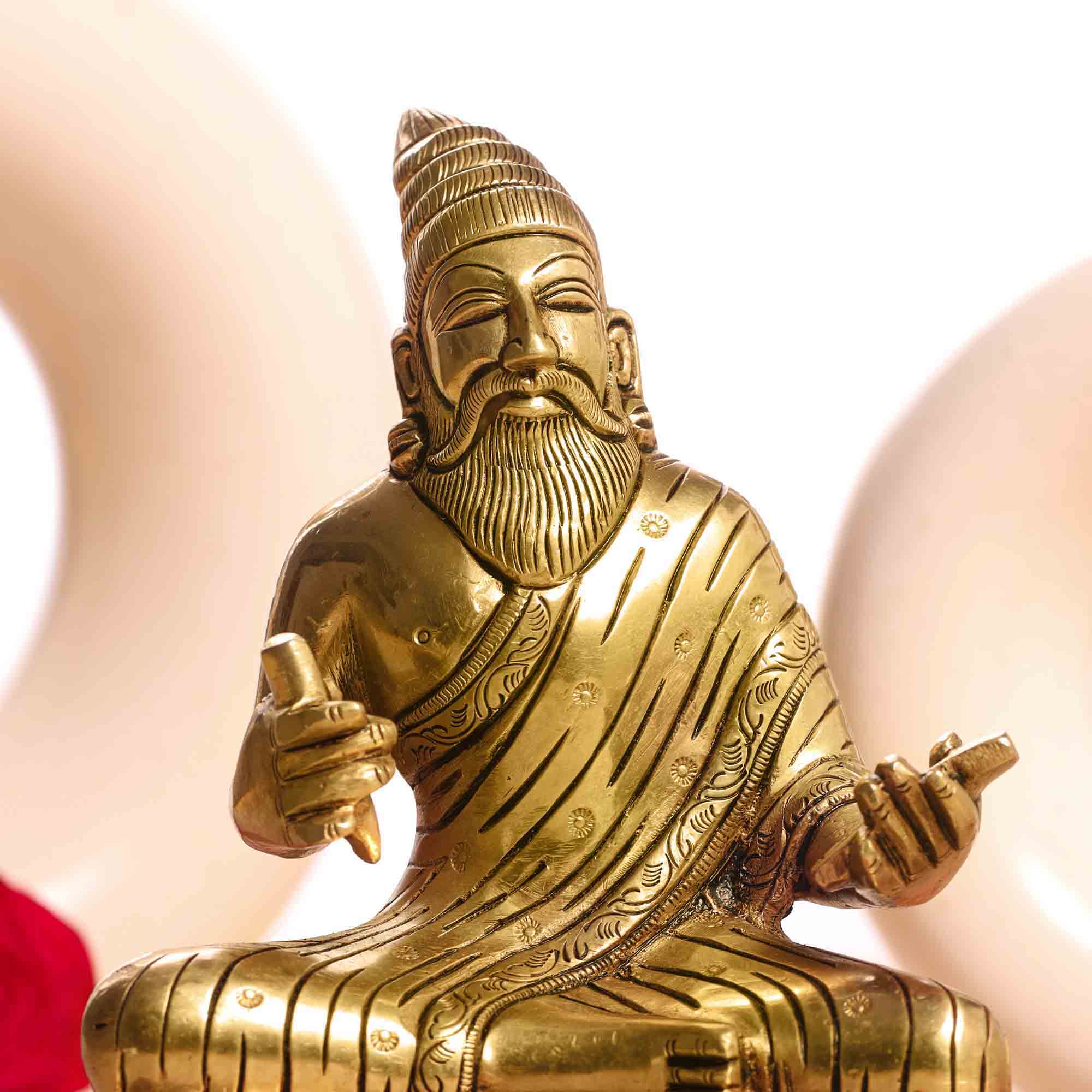 Brass Superfine Thiruvallur Idol (6 Inch) Vedansh Craft