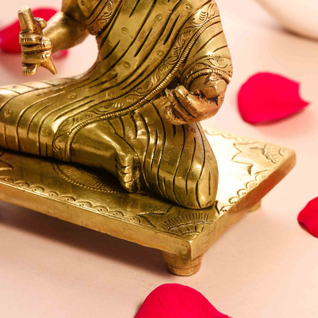 Brass Superfine Thiruvallur Idol (6 Inch) Vedansh Craft