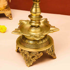 Brass Superfine Krishna Lamp (26 Inch) Vedansh Craft