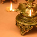 Brass Superfine Krishna Lamp (26 Inch) Vedansh Craft
