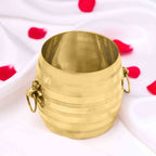 Brass Kerala Rice Vessel (4.5 Inch) Vedansh Craft