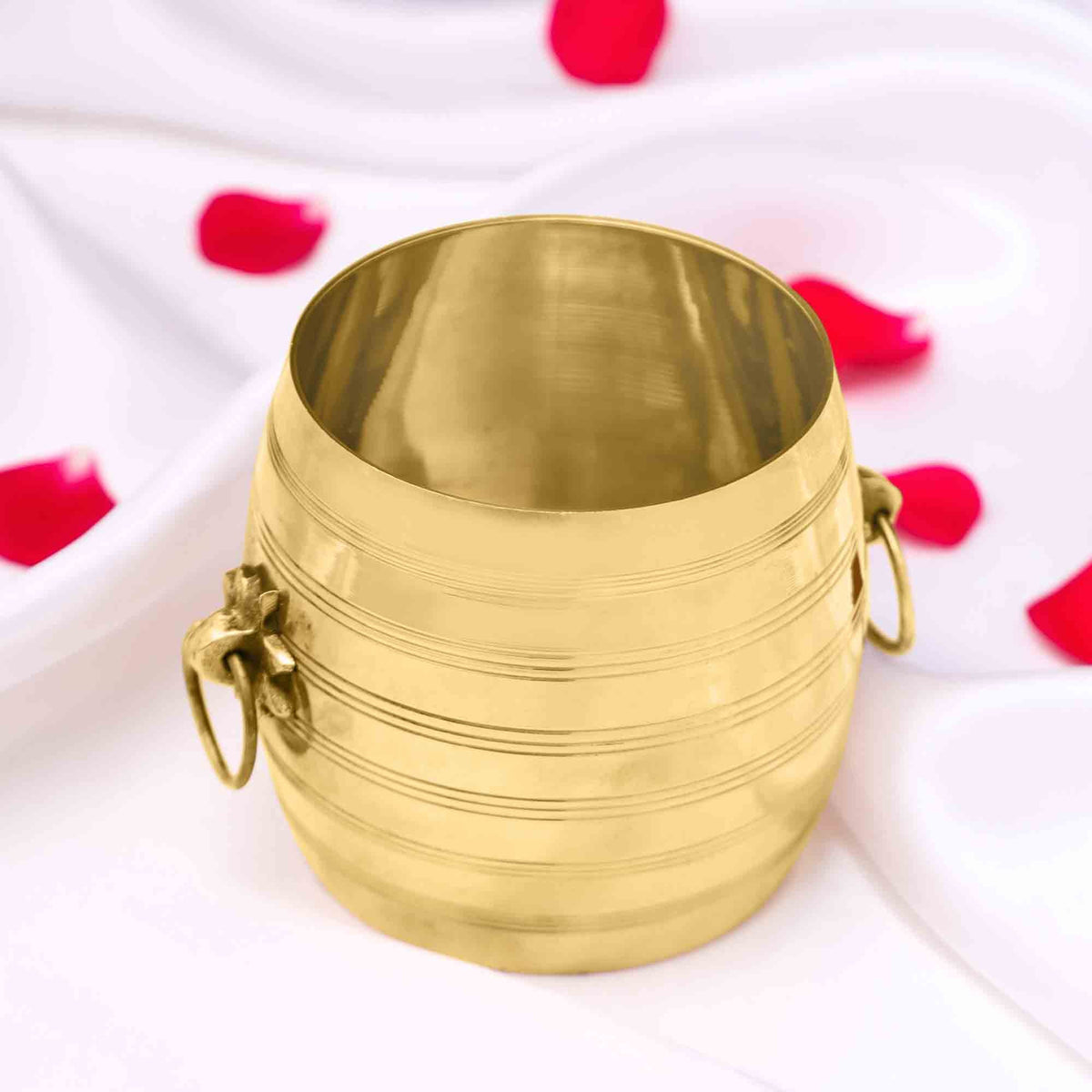 Brass Kerala Rice Vessel (4.5 Inch) Vedansh Craft