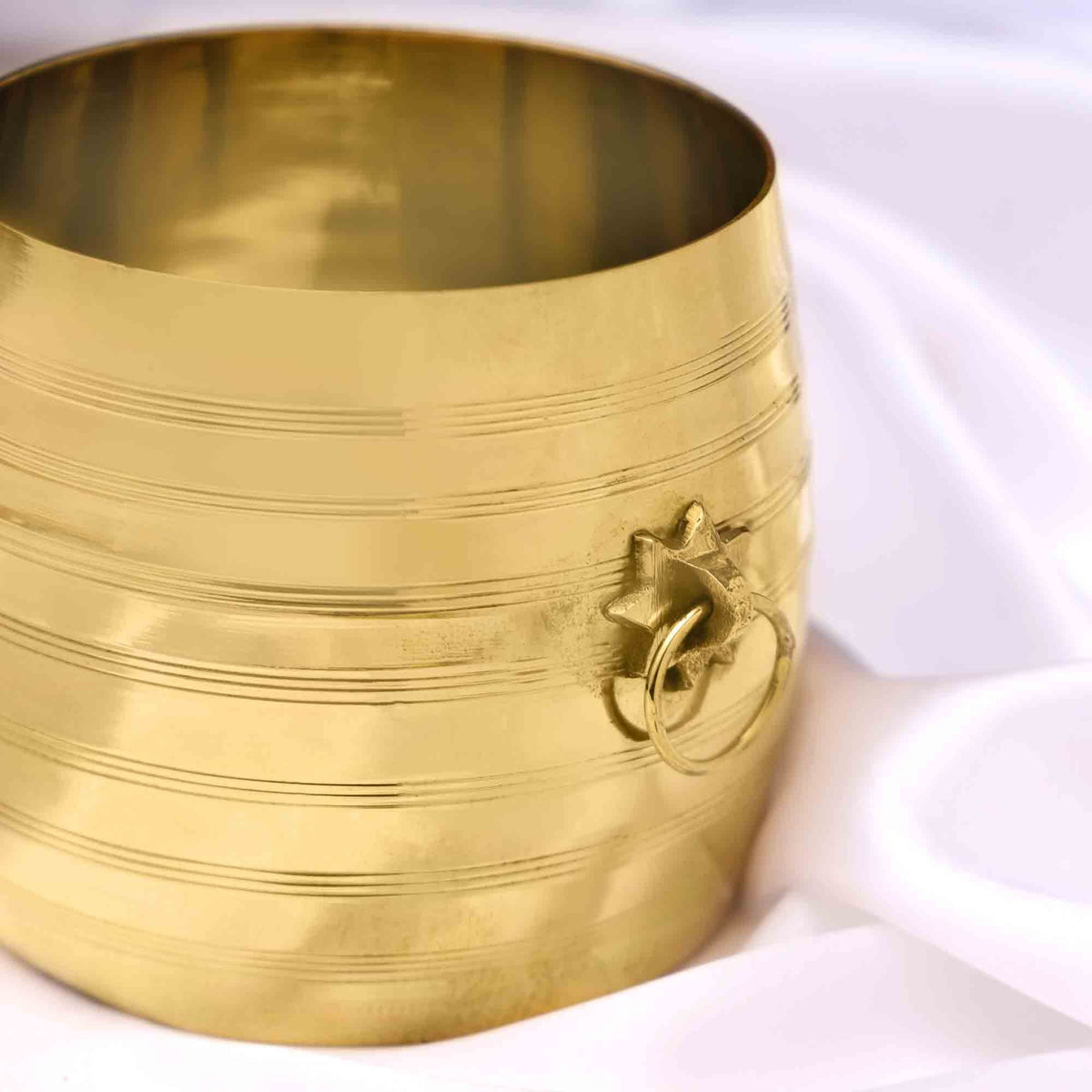Brass Kerala Rice Vessel (5.5 Inch) Vedansh Craft