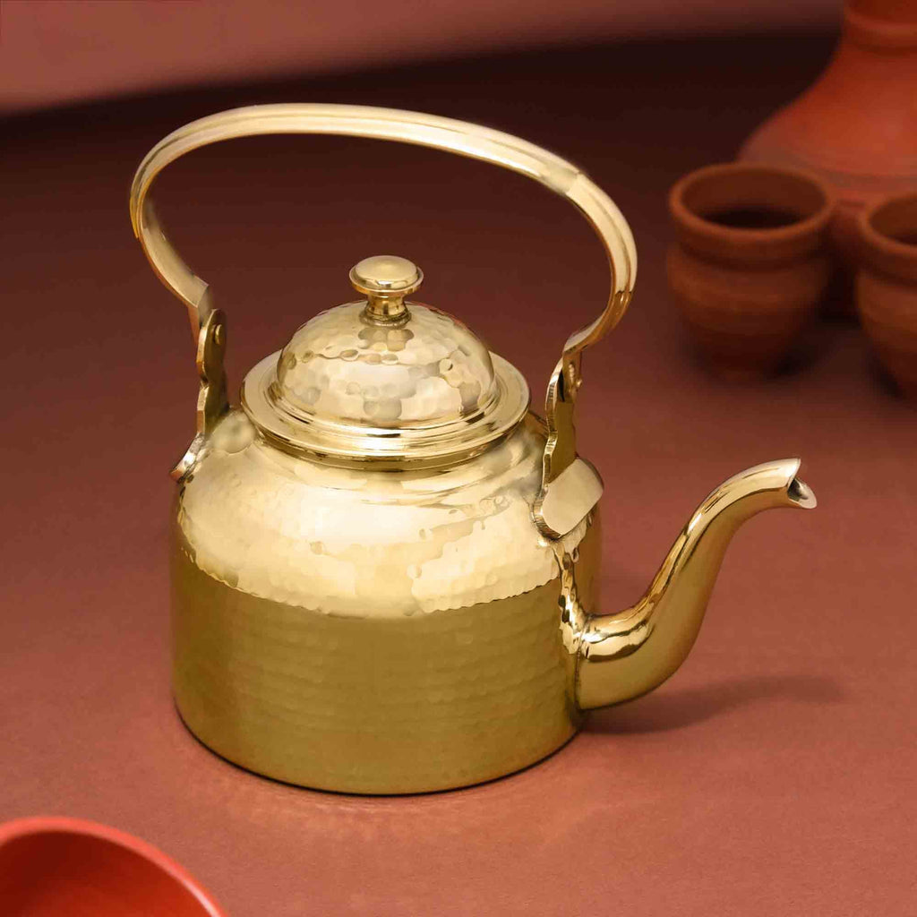 Brass Tea Pot/Kettle Vedansh Craft