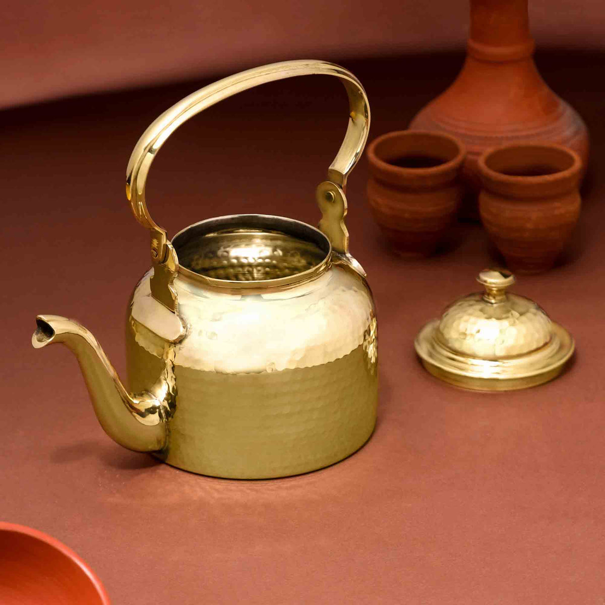 Brass Tea Pot/Kettle Vedansh Craft