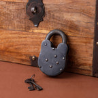Iron Door Lock With Two Keys Vedansh Craft