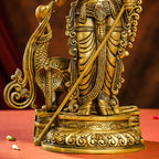 Brass Superfine Standing Lord Murugan/Kartikeya Idol (20 Inch) Vedansh Craft