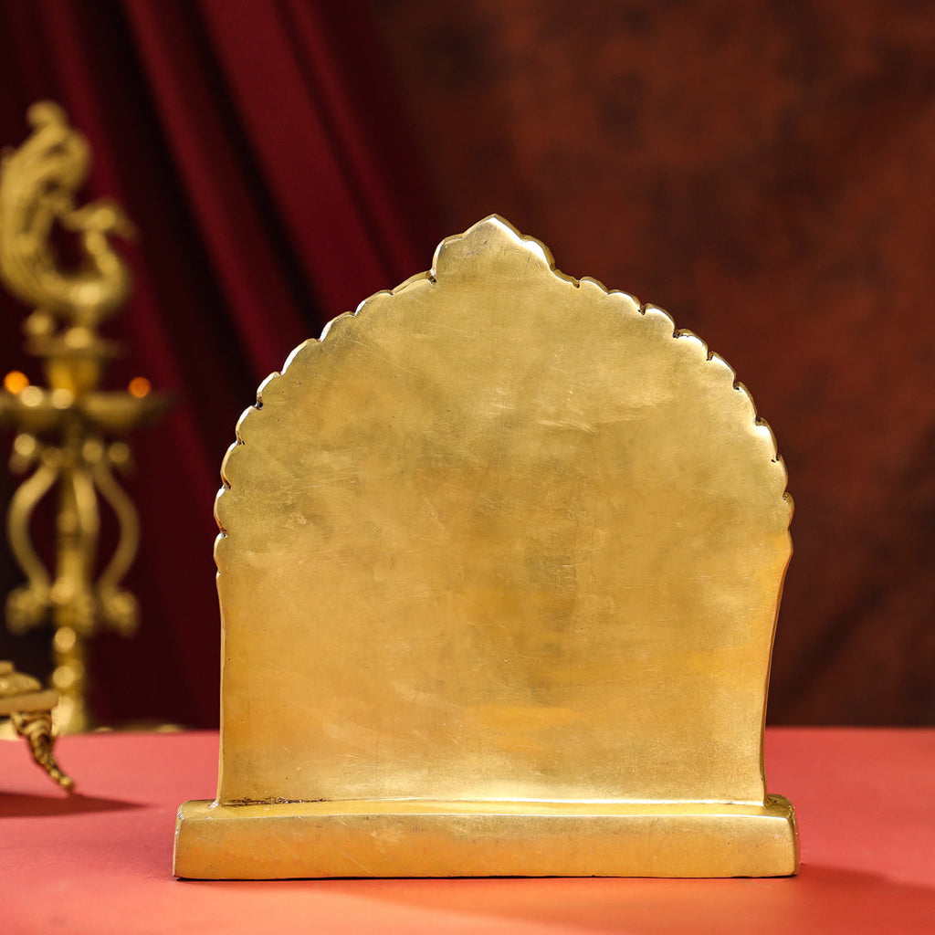 Brass Standing Lord Murugan/Kartikeya Idol (9.5 Inch) Vedansh Craft