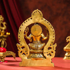 Brass Lord Sitting Ganesha Idol (11.2 Inch) Vedansh Craft