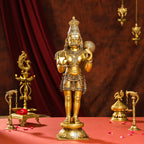Brass Superfine Standing Hanuman Idol (20 Inch) Vedansh Craft