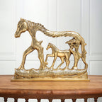 Brass Modern Horse Showpiece (12 Inch) Vedansh Craft