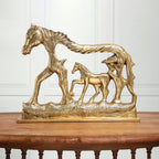 Brass Modern Horse Showpiece (12 Inch) Vedansh Craft