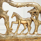 Brass Modern Horse Showpiece (12 Inch) Vedansh Craft