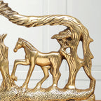 Brass Modern Horse Showpiece (12 Inch) Vedansh Craft