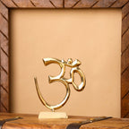 Brass Table Top Om Stand Vedansh Craft