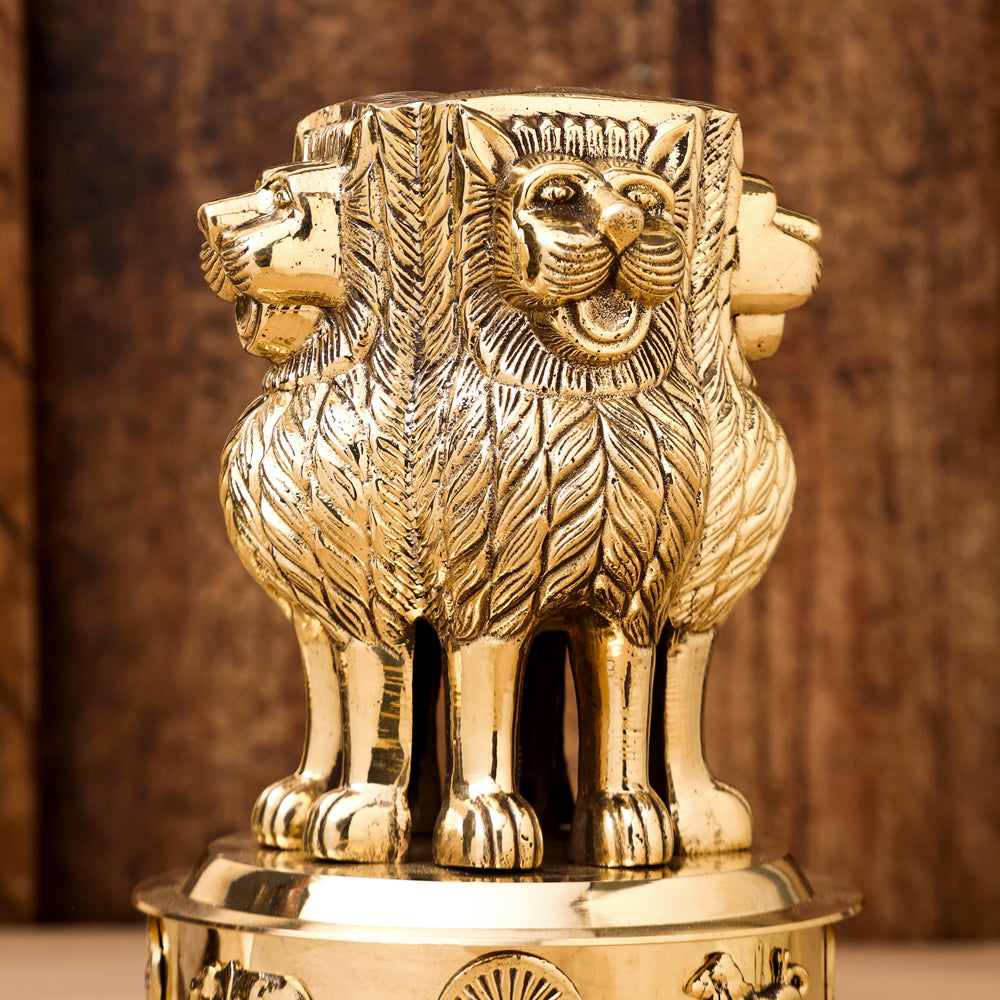 Brass Ashok Stambh (10 Inch) Vedansh Craft